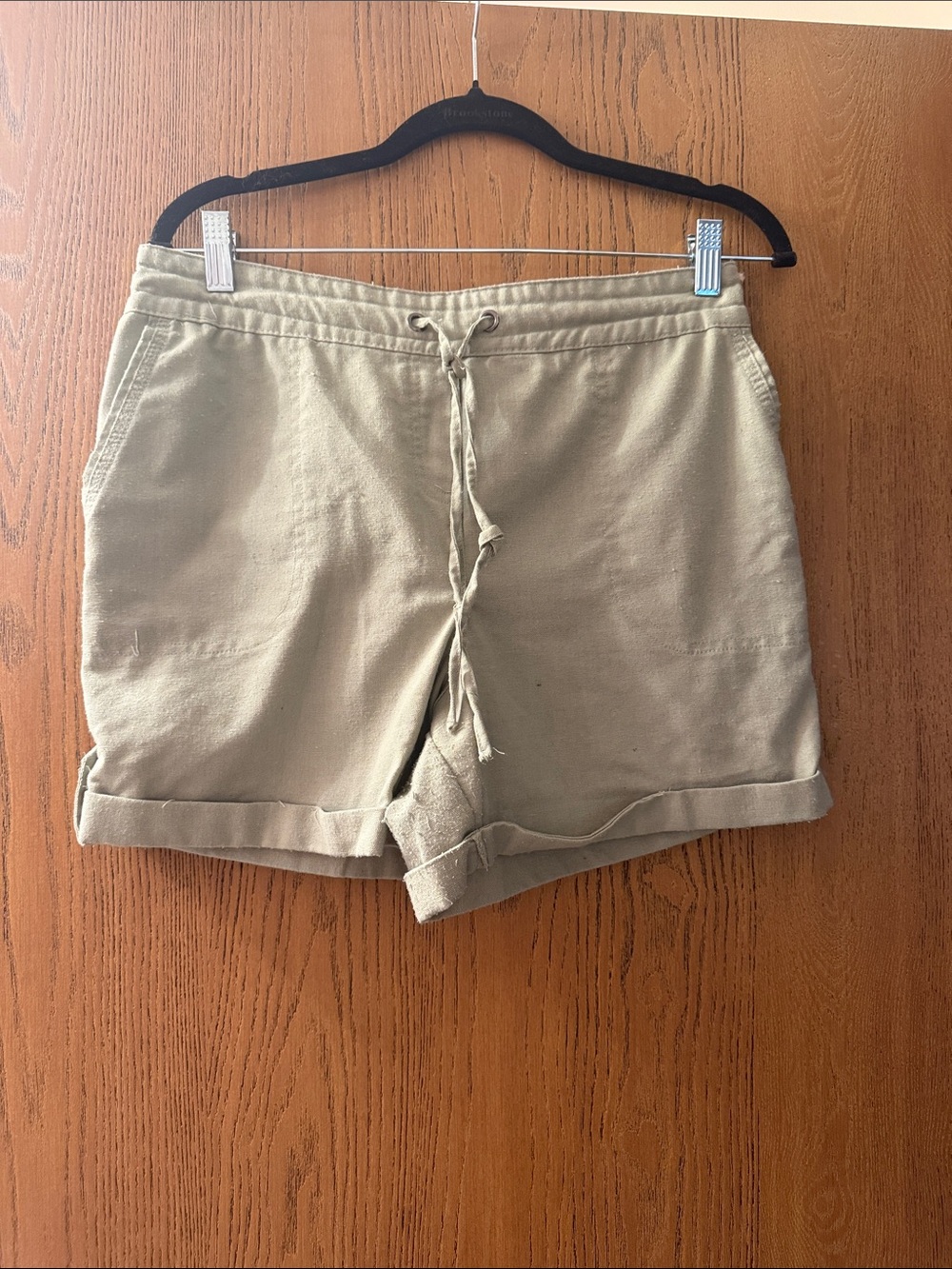 Casual Drawstring Women’s Shorts - Taupe